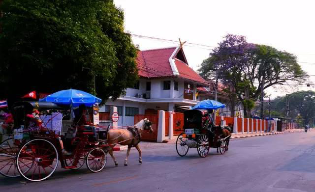 南邦宁静的街头