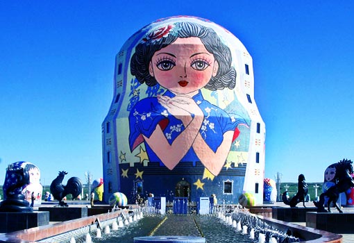 满洲里套娃景区