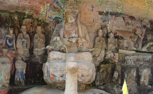 大足石刻送子观音