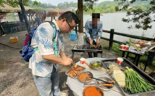 2026年重庆华川评估公司团建活动玄天湖骑行 (3)