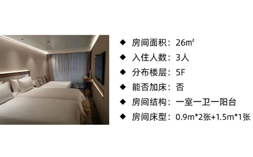 三峡游轮星际阿波罗家庭房介绍02